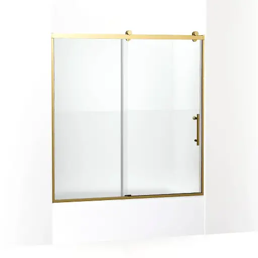 [KOH-702253-10G81-2MB] Kohler 702253-10G81-2MB Rely 62-1/2" H Sliding Bath Door Vibrant Brushed Moderne Brass