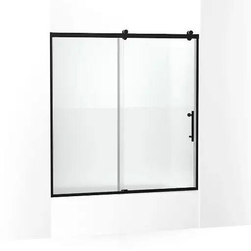 [KOH-702253-10G81-BL] Kohler 702253-10G81-BL Rely 62-1/2" H Sliding Bath Door Matte Black