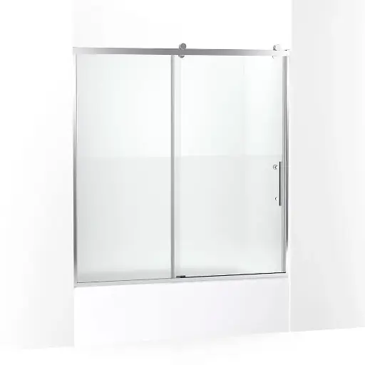 [KOH-702253-10G81-SHP] Kohler 702253-10G81-SHP Rely 62-1/2" H Sliding Bath Door Bright Polished Silver
