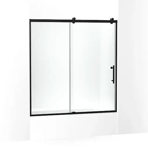 [KOH-702253-10L-BL] Kohler 702253-10L-BL Rely 62-1/2" H Sliding Bath Door Matte Black