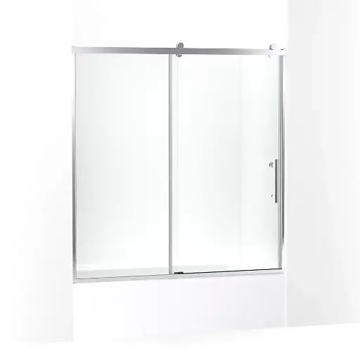 [KOH-702253-10L-SHP] Kohler 702253-10L-SHP Rely 62-1/2" H Sliding Bath Door Bright Polished Silver