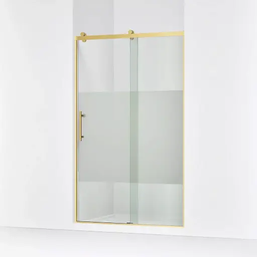 [KOH-702254-10G81-2MB] Kohler 702254-10G81-2MB Rely 77" H Sliding Shower Glass Door Vibrant Brushed Moderne Brass