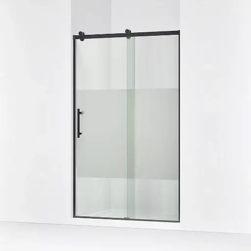[KOH-702254-10G81-BL] Kohler 702254-10G81-BL Rely 77" H Sliding Shower Glass Door Matte Black