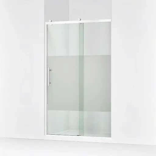 [KOH-702254-10G81-SHP] Kohler 702254-10G81-SHP Rely 77" H Sliding Shower Glass Door Bright Polished Silver