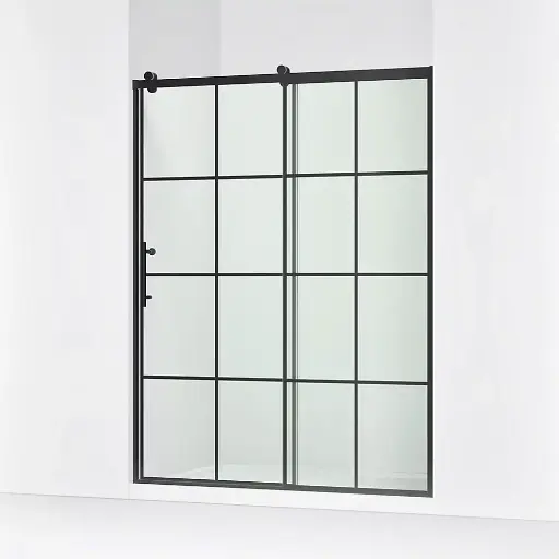 [KOH-702256-10G79-BL] Kohler 702256-10G79-BL Rely 77" H Sliding Shower Glass Door Matte Black