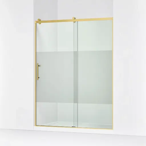 [KOH-702256-10G81-2MB] Kohler 702256-10G81-2MB Rely 77" H Sliding Shower Door Vibrant Brushed Moderne Brass