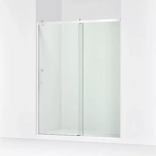 [KOH-702256-10L-SHP] Kohler 702256-10L-SHP Rely 77" H Sliding Glass Shower Door Bright Polished Silver