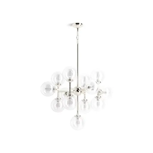 [KOH-31767-CH13-SNL] Kohler 31767-CH13-SNL Bellera 13 Light 32" Chandelier Polished Nickel