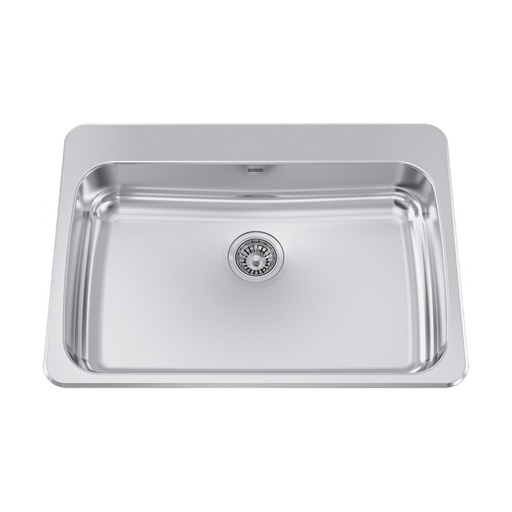 [FRA-ALBS7806P-1] Franke ALBS7806P-1 Single Sink With Ledge 18 Gauge Stainless Steel