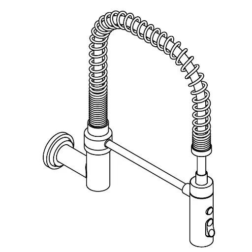 [KOH-1522204-BV] Kohler 1522204-BV Karbon Wall Mount Replacement Spout Kit Vibrant Brushed Bronze